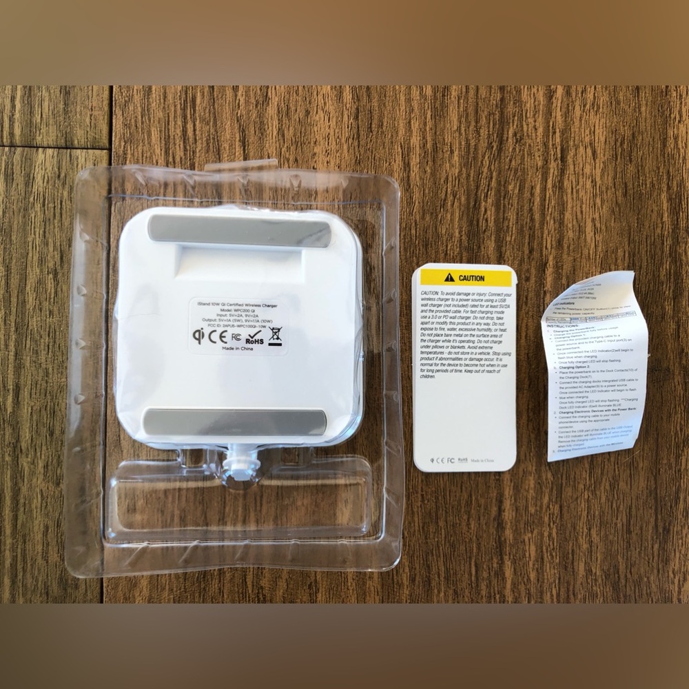 iStand 10W Qi Certified Wireless Charger